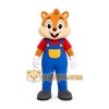 Chipmunk Overalls Mascot Costume Chipmunk Overalls Mascot Costume