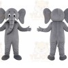 Gray Elephant Mascot Costume