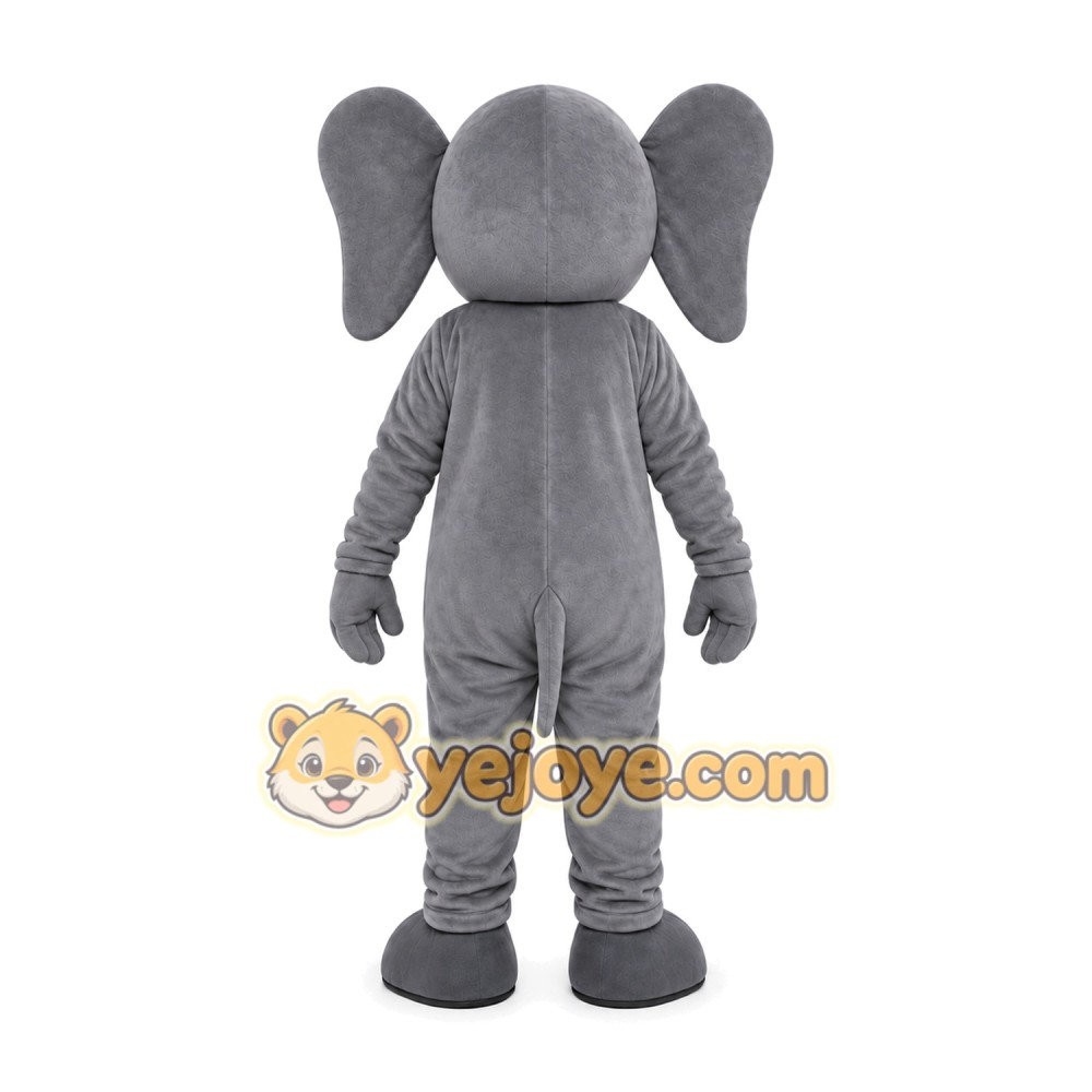 Gray Elephant Mascot Costume Gray Elephant Mascot Costume