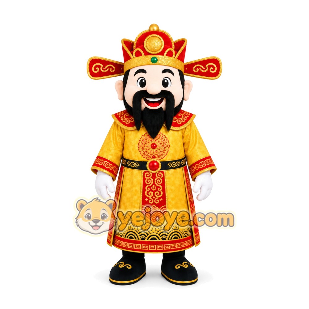 Chinese New Year Man Mascot Costume Chinese New Year Man Mascot Costume