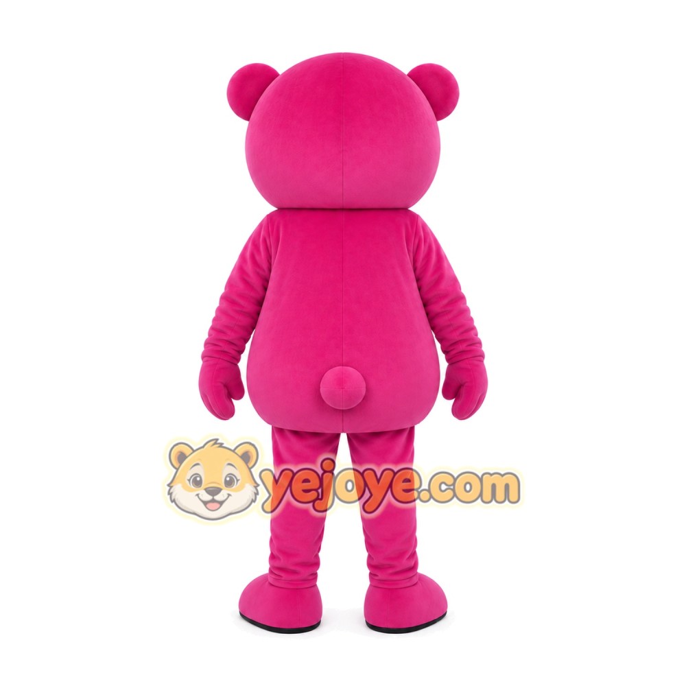 Pink Bear Mascot Costume Pink Bear Mascot Costume