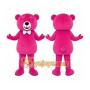 Pink Bear Mascot Costume