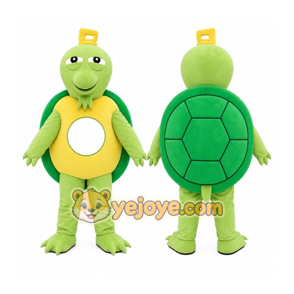 Green Turtle Mascot Costume
