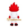 Red Flame Boy Mascot Costume