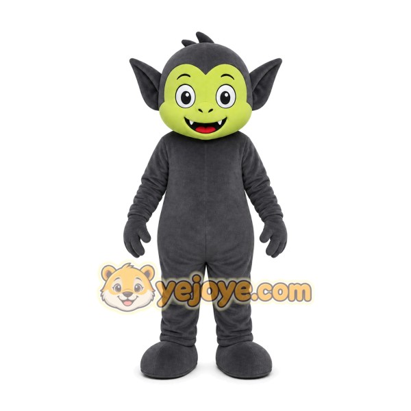 Gray Vampire Mascot Costume