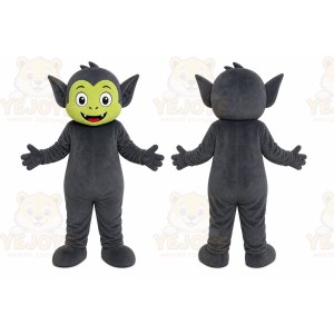 Gray Vampire Mascot Costume
