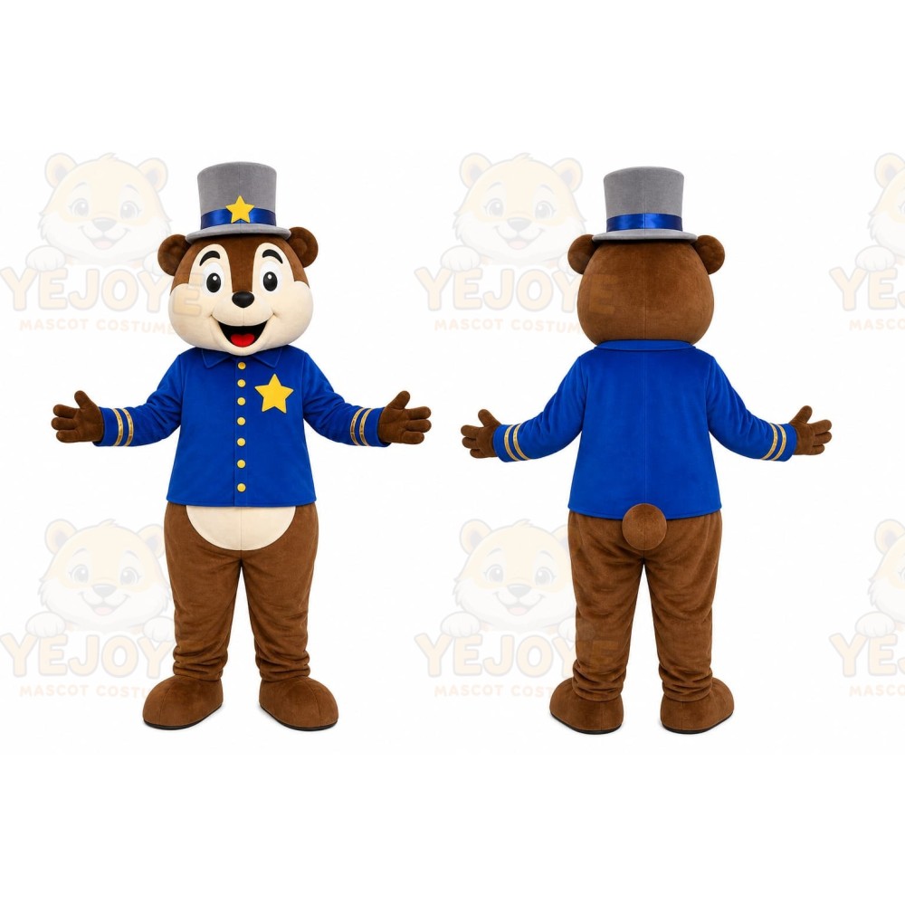 Top Hat Monkey Mascot Costume