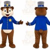 Top Hat Monkey Mascot Costume