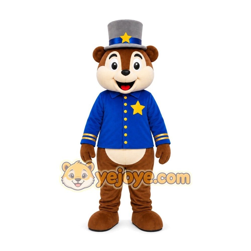Top Hat Monkey Mascot Costume Top Hat Monkey Mascot Costume