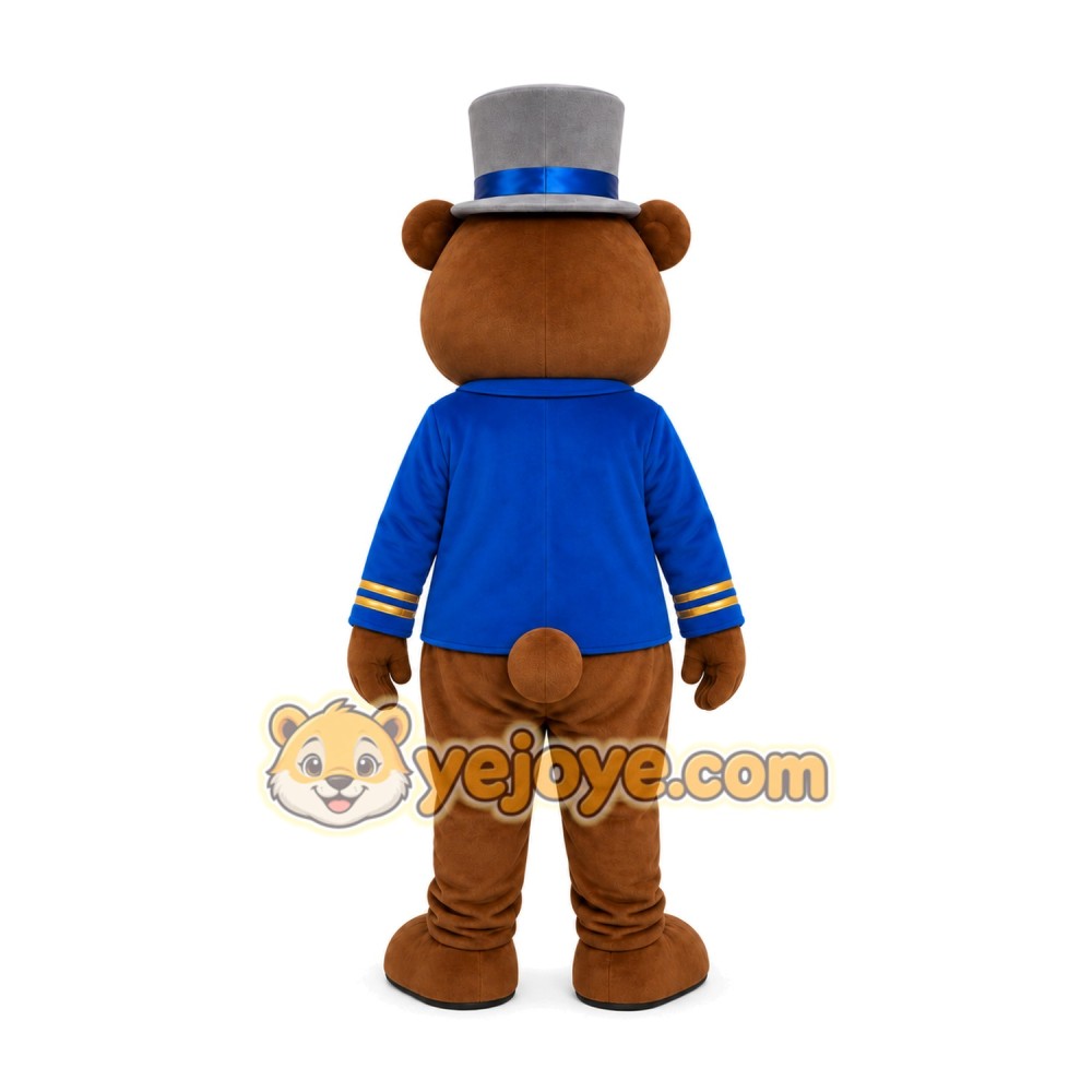 Top Hat Monkey Mascot Costume Top Hat Monkey Mascot Costume