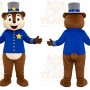 Top Hat Monkey Mascot Costume