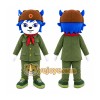 Dog Soldier Mascot Costume