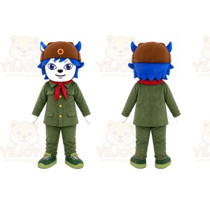 Dog Soldier Mascot Costume