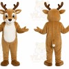 Brown Reindeer Mascot Costume