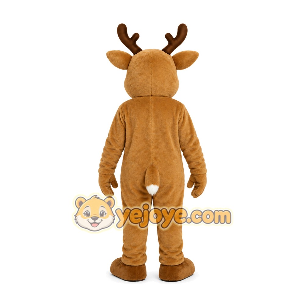 Brown Reindeer Mascot Costume Brown Reindeer Mascot Costume