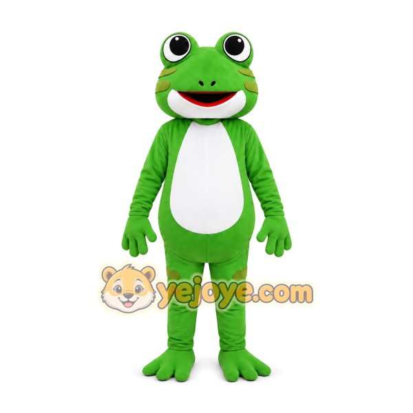 Green Frog Mascot Costume