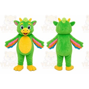 Green Dragon Mascot Costume
