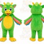 Green Dragon Mascot Costume