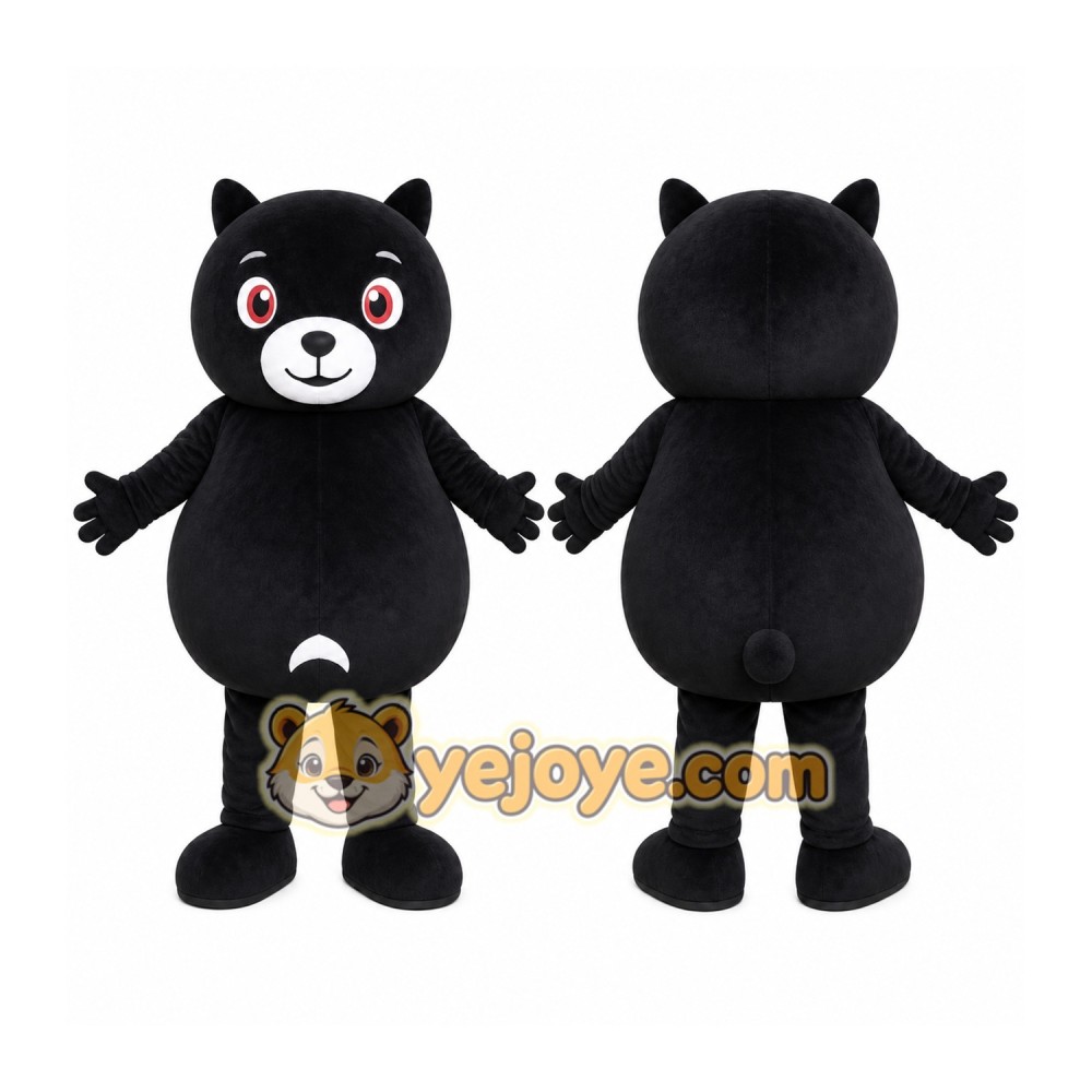 Black Bear Mascot Costume Black Bear Mascot Costume