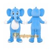 Blue Elephant Mascot Costume Blue Elephant Mascot Costume