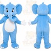 Blue Elephant Mascot Costume