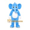 Blue Elephant Mascot Costume Blue Elephant Mascot Costume