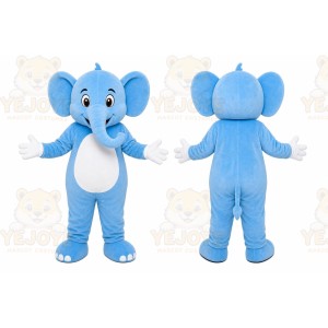 Blue Elephant Mascot Costume