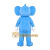 Blue Elephant Mascot Costume Blue Elephant Mascot Costume