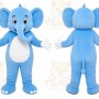 Blue Elephant Mascot Costume