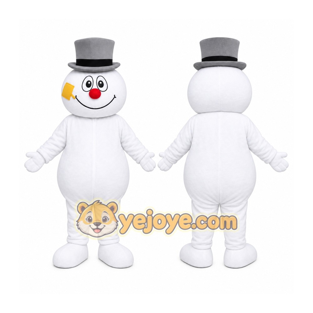 Classic Snowman Mascot Costume Classic Snowman Mascot Costume