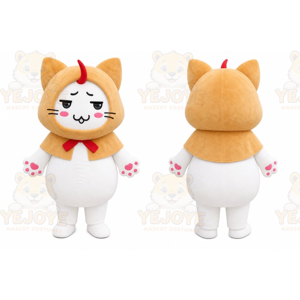 Round Cat Character Mascot Costume