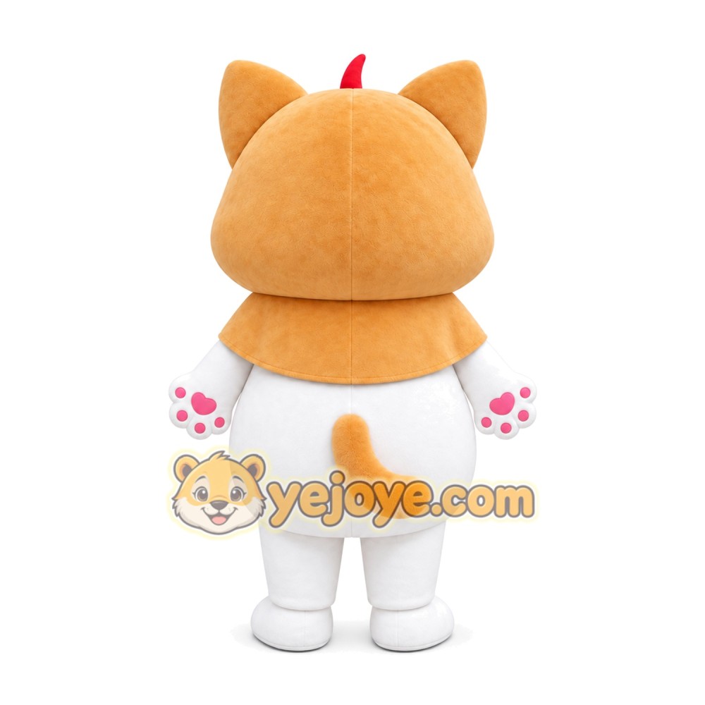 Round Cat Character Mascot Costume Round Cat Character Mascot Costume