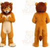Tan Lion Mascot Costume