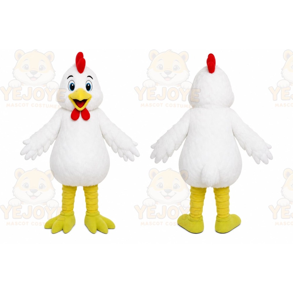 White Chicken Mascot Costume