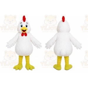 White Chicken Mascot Costume