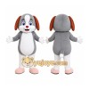 Gray Puppy Mascot Costume Gray Puppy Mascot Costume