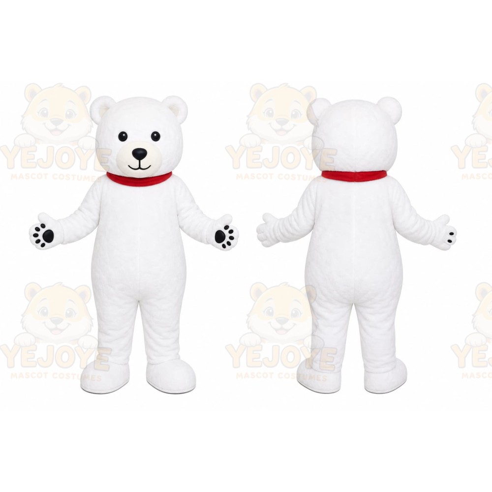White Bear Mascot Costume