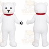 White Bear Mascot Costume