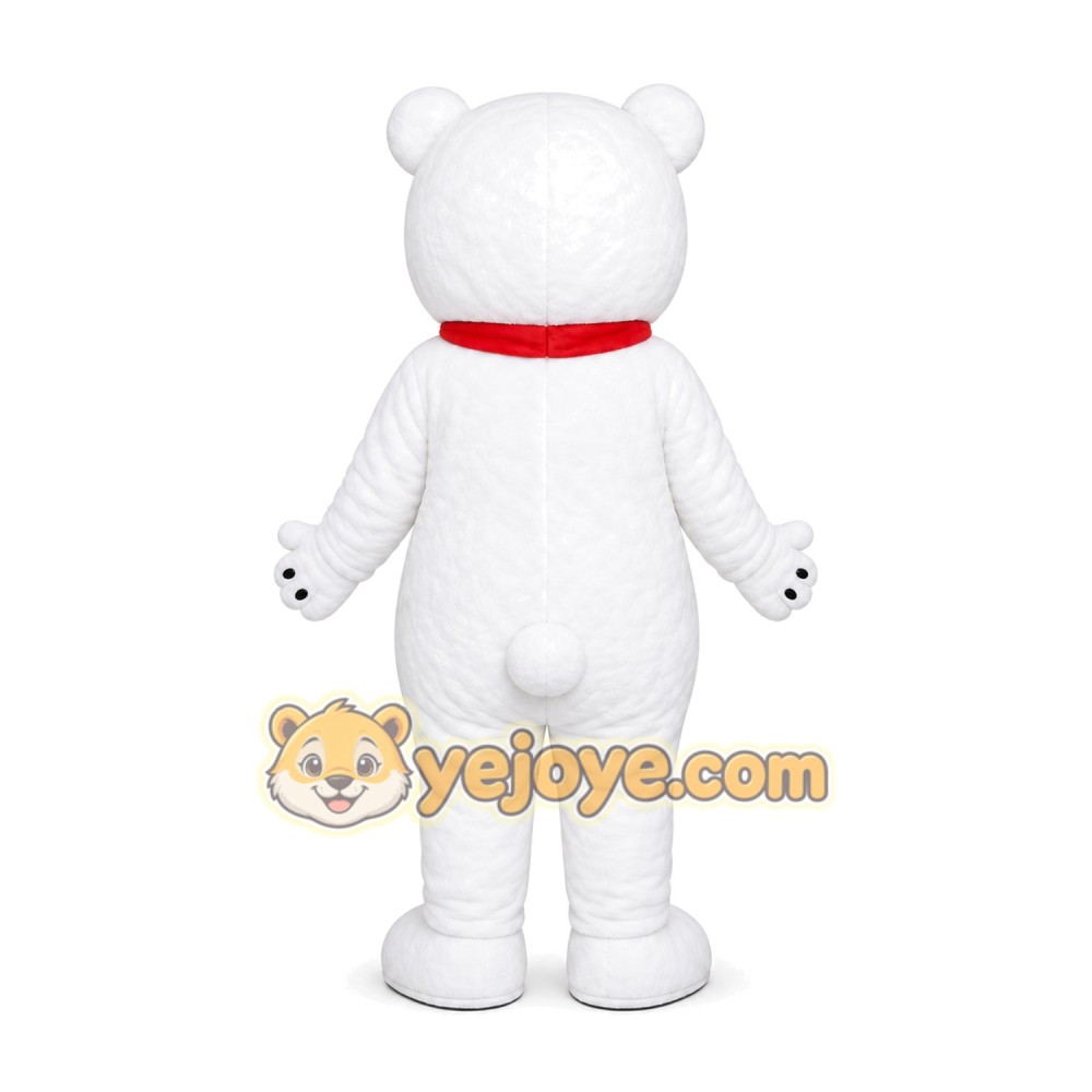 White Bear Mascot Costume White Bear Mascot Costume