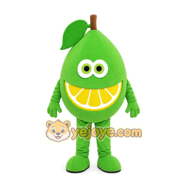 Green Lime Character Mascot Costume
