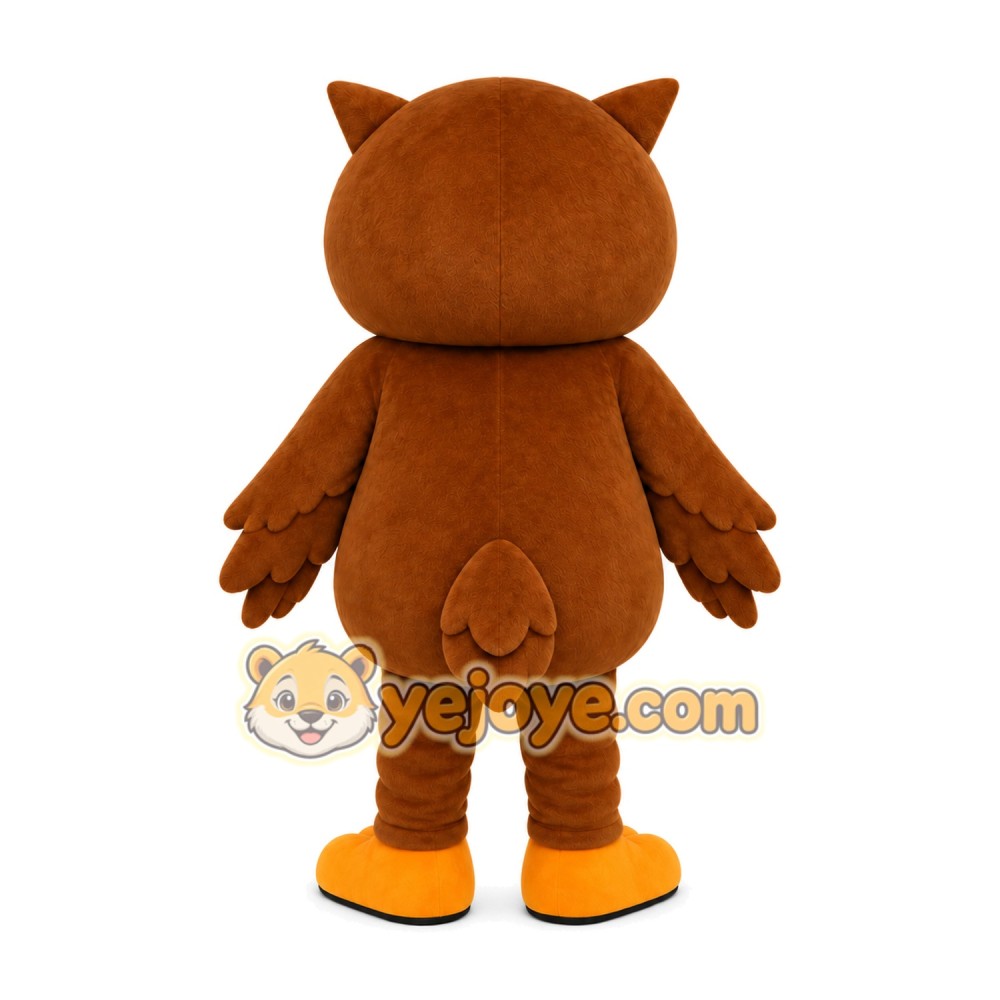 Brown Owl Mascot Costume