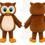 Brown Owl Mascot Costume