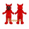 Red Cat Mascot Costume