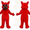 Red Cat Mascot Costume