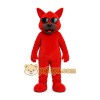 Red Cat Mascot Costume