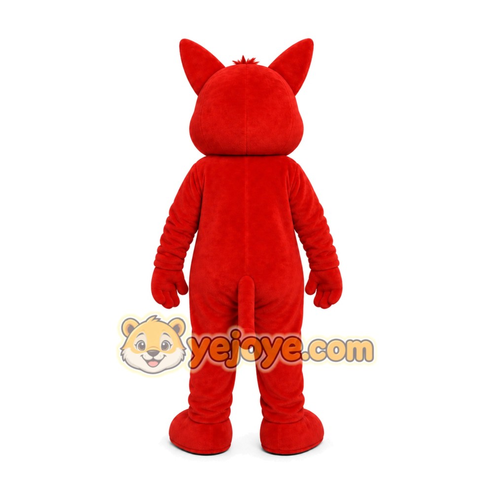 Red Cat Mascot Costume