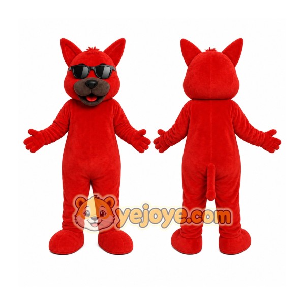 Red Cat Mascot Costume