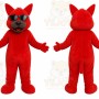 Red Cat Mascot Costume