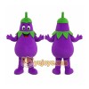 Purple Eggplant Mascot Costume Purple Eggplant Mascot Costume