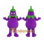 Purple Eggplant Mascot Costume